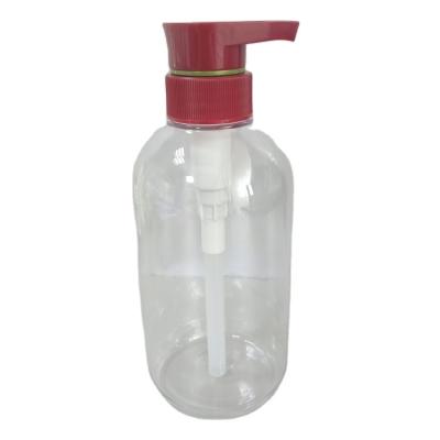 China Shampoo Shower Bottles Plastic Shampoo 500ml Pet Bottles With 33mm Pump for sale