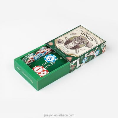 China Paper Card Board Games Paper Playing Cards With Paper Tray Token Coin Insert for sale