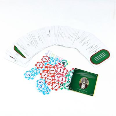 China Paper Custom Playing Cards With Small Marks Paper Card Game Set For Home Party Travel High Quality for sale