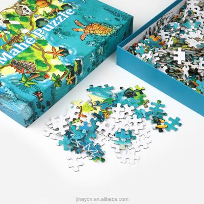 China Manufacturer Wholesale Puzzles Cardboard Space Toy Customize Paper Puzzle Cartoon Jigsaw 1000 2000 3000 5000 for sale