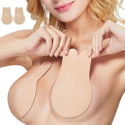 China New Design Breast Lift Underwear Reusable Strapless Nipple Cover Invisible Sticky Lift Bra For Women for sale