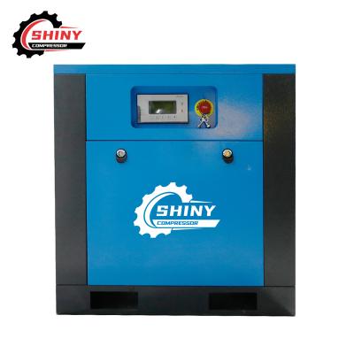 China 10hp 7.5kw Lubricated Rotary Screw Air Compressor 220V Single Phase for sale