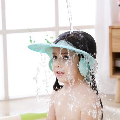 China Soft Baby Kids Shampoo Bath Shower Cap With Ear Shield Caps YD0242 for sale