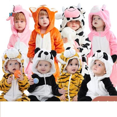 China Winter Cute Flannel Kids Flannel Pijamas Onesie Homewear Party Pajamas Animal Sleepwear for sale