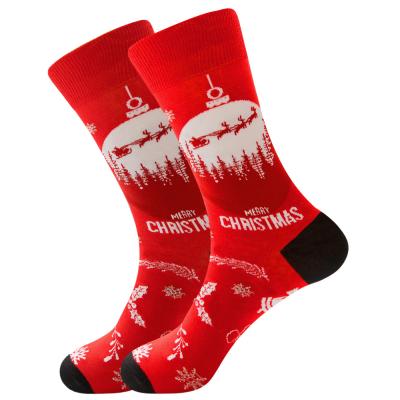 China Christmas sports festival sock fashion cartoon model sock ins street style winter socks for sale