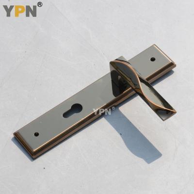 China Modern Zinc Alloy Universal Interior Door Lock Double Tongue Lock Double Tongue YPN Adjustment Panel Door Handle Opening Lock for sale