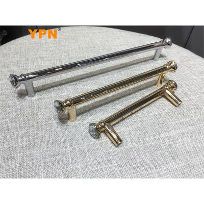 China Modern Custom Made YPN Sideboard Hardware Bedroom Crystal Handle OEM Furniture Handle for sale