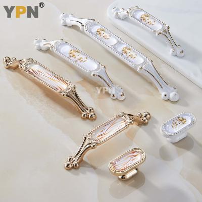 China YPN Modern Cabinet Handle for Drawer Door Drawer Wardrobe Cupboard Zinc Alloy Dresser Handles Furniture Handle for sale