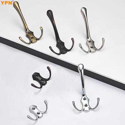 China YPN Adhesive Wall Mount Hook Modern Kitchen Hooks Bathroom Clothes Towel Door Hanger Coat Wall Hooks for sale