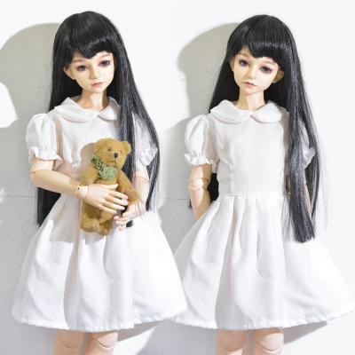 China Cartoon Toy Little Doll White Collar Dress With Socks Kids DIY Dress Up Doll Clothes Accessories Socks for sale