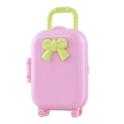 China Stylish Cartoon Toy Customized Color Low Price 30cm Doll Accessories Doll Suitcase for sale