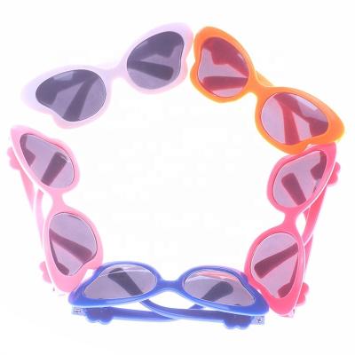 China Cartoon Toy Butterfly Shape Doll Plastic Glasses 18 Inch Fresh American Girl Doll Glasses for sale