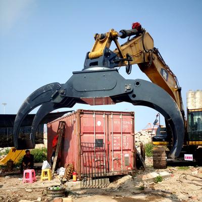 China Excavator Grapple Attachment Grapples WYJ300P Excavator Grapple For 30 To 35 Ton Excavator With 360 Hydraulic Rotation Hot Sale Excavator Grapple Attachments for sale