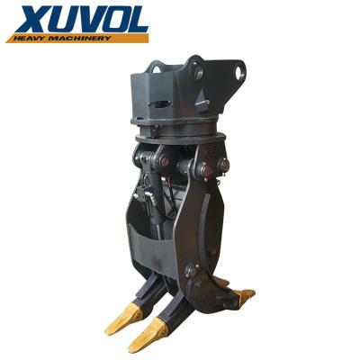 China Excavator Grapple Attachment Grabs WYJ150S OEM Stone Grapple For 10 To 20 Ton Excavator With Double Cylinder Rock Grapple Bucket for sale