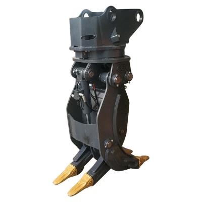 China Excavator Grapple Attachment Excavator Thumb Grab WYJ150S OEM Stone Grapple For 10 To 20 Ton Excavator With Double Cylinder Excavator Grapple for sale