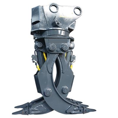 China Excavator Grapple Attachment Grab WYJ150S OEM Turning Stone Grapple For 10 To 20 Ton Excavator With Double Cylinder Excavator Grapple for sale