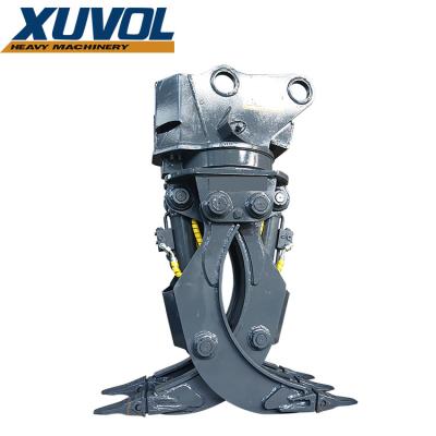 China Excavator Grapple Hydraulic Attachment Grabs For Excavators WYJ100S Excavator Rotation Grapple For 6 To 10 Ton With Double Cylinder Excavator Grapple for sale