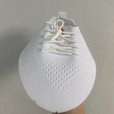 China Factory Wholesale Soft Flight Woven Uppers Shoe Uppers Women's Breathable Semi-Complete Shoe Uppers for sale