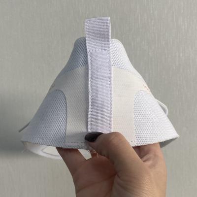 China Breathable semi-complete shoe uppers flying material single shoe woven wholesale shoe uppers for sale