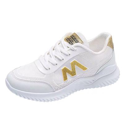 China CUSHIONING Fashionable White Comfortable Canvas Woman's Shoes PVC Breathable Office Shoes For Women for sale