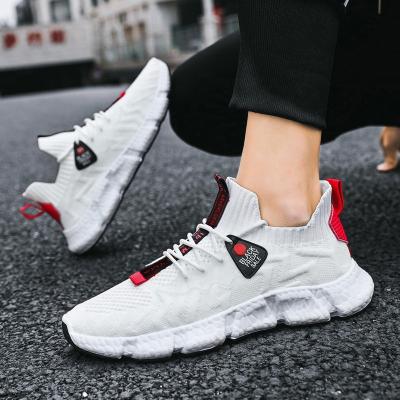 China CUSHIONING White Running Sports Shoes Men Sneakers With My Logo Fashion OEM Men Running Breathable Sneakers For Men for sale