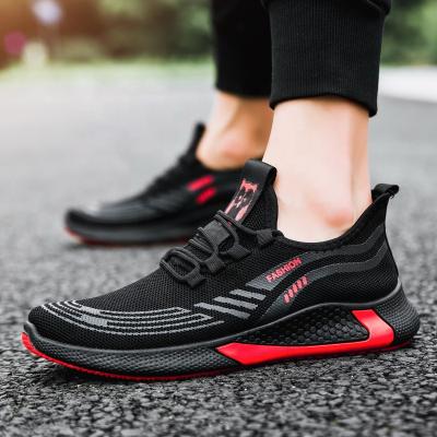 China CUSHIONING Breathable Red Color Mens Casual Shoes OEM Wholesale Luxury Shoes Bottoms Men Sport Casual Shoes Men Running for sale