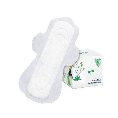 China Biodegradable Private Label Lady Care Disposable Menstrual Breathable Pad Organic Ultra Thin Cotton Sanitary Napkin Manufacturer for sale