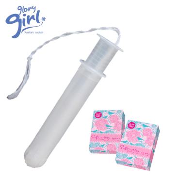 China 100 Cotton Tampon 100% Disposable Tampon Applicator Natural Lady Menstrual Sanitary Disposable Manufacturer for sale