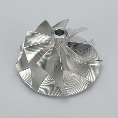 China Billet Turbo Compressor Wheel Voor G25 G25-550 48.37/62.2mm Turbocharger 858161-5002s Te koop