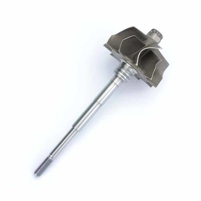 China MS-TECH Turbo GT28R Reverse Turbine Wheel Shaft Ind 53.8mm Exd 46.95mm Blades 5+5 for sale