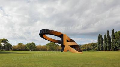 China El jardín grande de la forma abstracta de la gente esculpe el metal como decoración al aire libre en venta