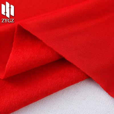 China 165GSM Viable Single Face Wool Spandex Rising Sweater Knitted Cloth Coat Knitted Pull Backing Wholesale Coating Fabric for sale