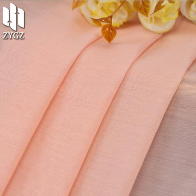 China 100% pure polyester woven cotton single sense organza, a large number of manufacturers wholesale women's stain clothing fabrics for sale