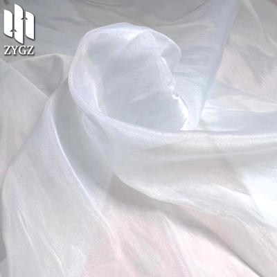 China Wholesale Wedding Breathable Organza Dress 100% Nylon Dress Women Super Soft Organza Tulle Fabric for sale