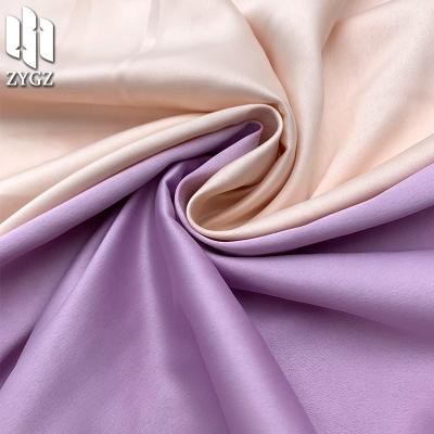 China 47 Inch 110gsm 95% Polyester 5% Spandex High Wrinkle Resistant Satin Suspender Skirt Pajama Fabric for sale