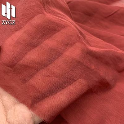 China Wholesale Breathable Rayon Tencel Tulle Fabric Luster Dress Underwear Shirt Fabric Nylon Blended Imitation Silk for sale