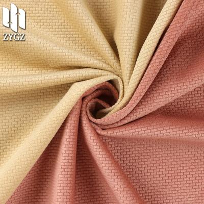 China New Shrink-Resistant Polyester Dutch Velvet Jacquard Fabric Warp Knitted Velvet Yellow Gold Jacquard Dress Pajamas Fabric Wholesale for sale