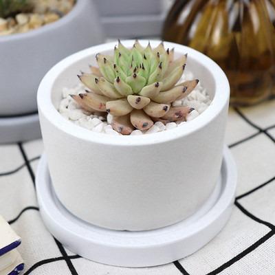 China Modern Wholesale Custom Finial Pot Indoor Potted Concrete Potted Container for sale