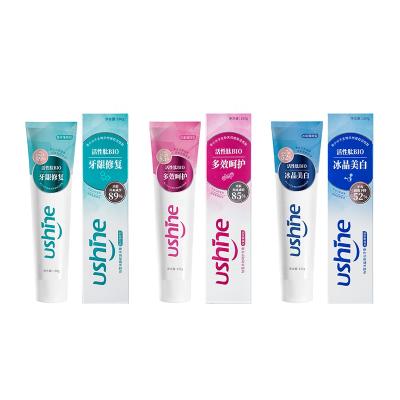 China Whitening Teeth 180g Whitening Toothpaste Active Repair Peptide Oral Wounds Reduce Oral Odor Remove Stains Oral Hygiene for sale