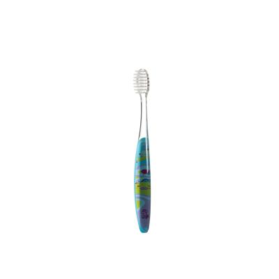 China Oral Care Children Toothbrush Kid Toothbrush With Logo Customized Happy Childhood Printed BPA Free Bristle Soft Toothbrush for sale