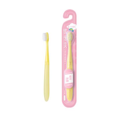 China Home High Quality Flexible Rubber Toothbrush For Children 6-12 Years Old Soft Bristle Toothbrush ISO CE Approved for sale