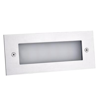 China Garden 5W LED Stainless Steel Mini Brick Light Outdoor Garden Recessed Step Wall Lights for sale