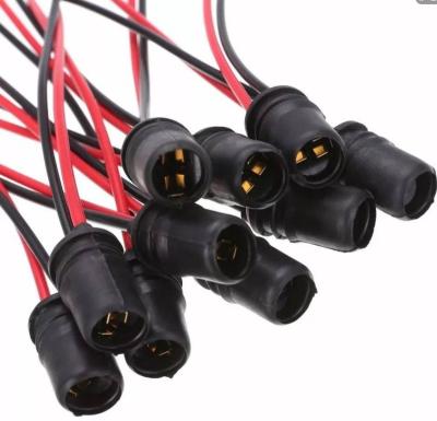 China T10 W5W Car Wedge Sockets Bulb Socket Lamp Holder Rubber Connector For Car Truck Boat 22053101 for sale