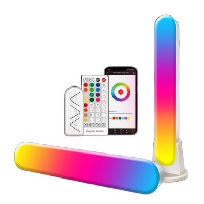 China Tuya Smart WiFi+IR LED Hotel Light Bar RGB Symphony Atmosphere Music Room Decoration Night Light Desk Light for Alexa Google Home for sale