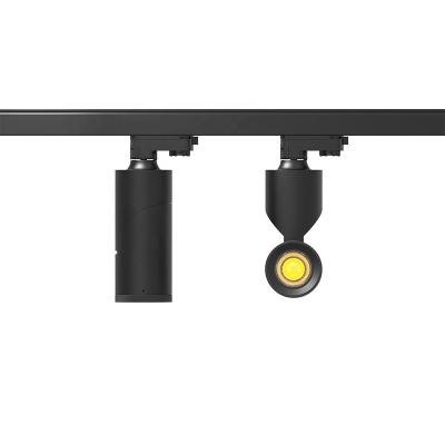 China European Modern High Lumen Movable 8w 20W 25W Indoor Adjustable Cob Rail Ceiling Zoomable Led Style Track Light for sale