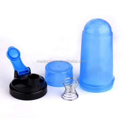 China Madou Fitness Plastic Sport Water Viable Shaker Water Filter Bottle for sale