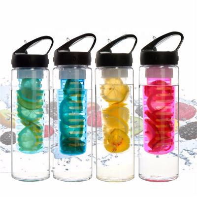 China Madou Plastic Tritan Water Bottle Viable Fruit Infuser for sale