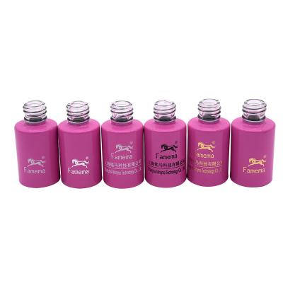 China 10ml Personal Care Nail Polish Bottle Glass Nail Polish Bottle Screen Printing for sale