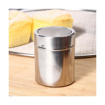 China Household Products Silver Round PP Dust Mesh Cover Custom Small Kitchen Fine Clear Seasoning Jar for sale