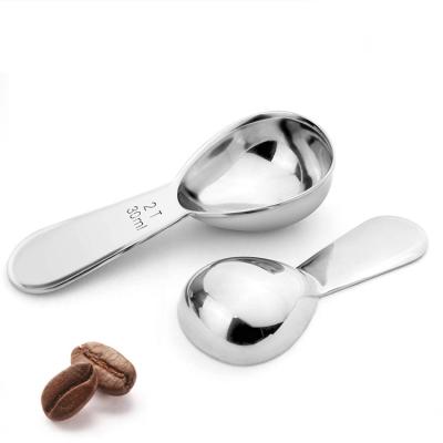 China Viable 15ml Coffee Scoop Scoop 18/8 Tablespoons Corrosion Resistance Stainless Steel for sale